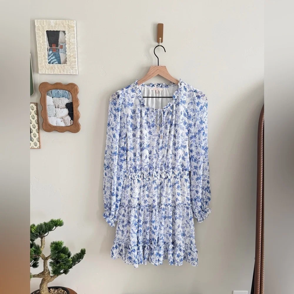 Skies Are Blue Floral Mini Dress